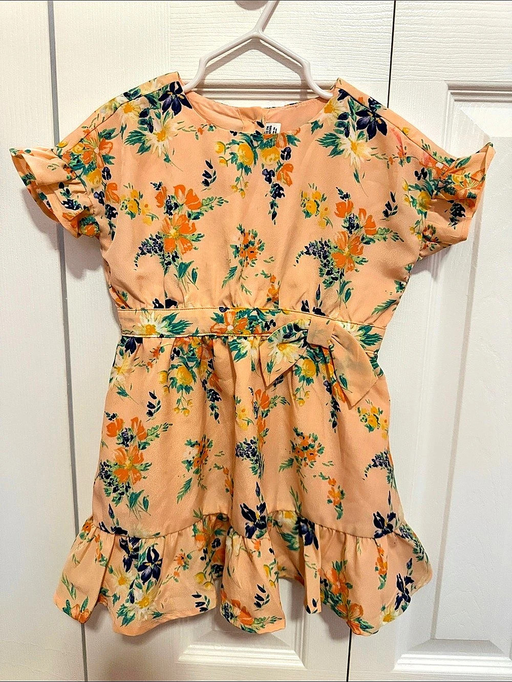 Janie and Jack Floral Ruffle Dress Girls
